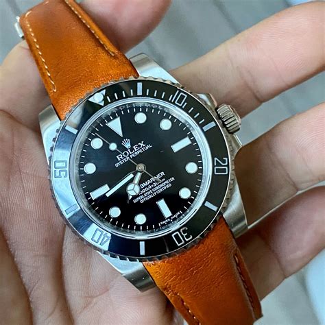 submariner on leather